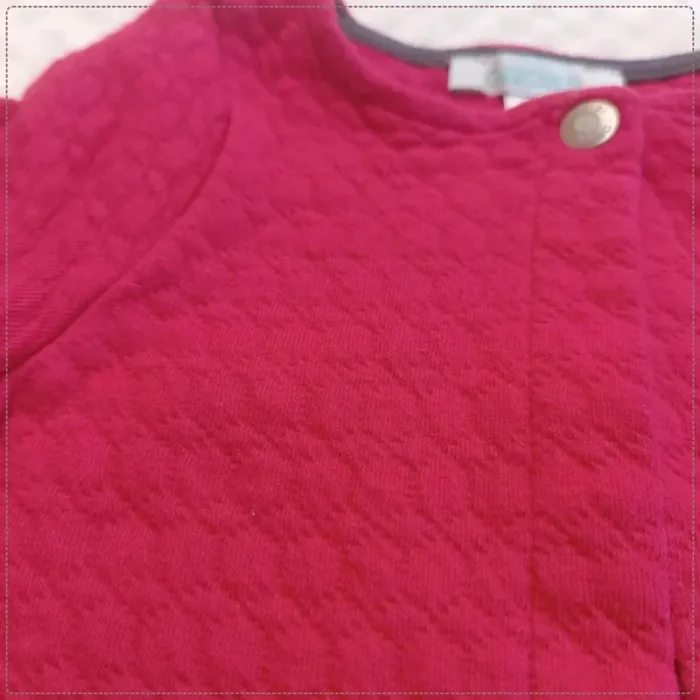 🔸Veste / Gilet Fushia Fille - Obaïbi 9 mois🔸 - photo numéro 4