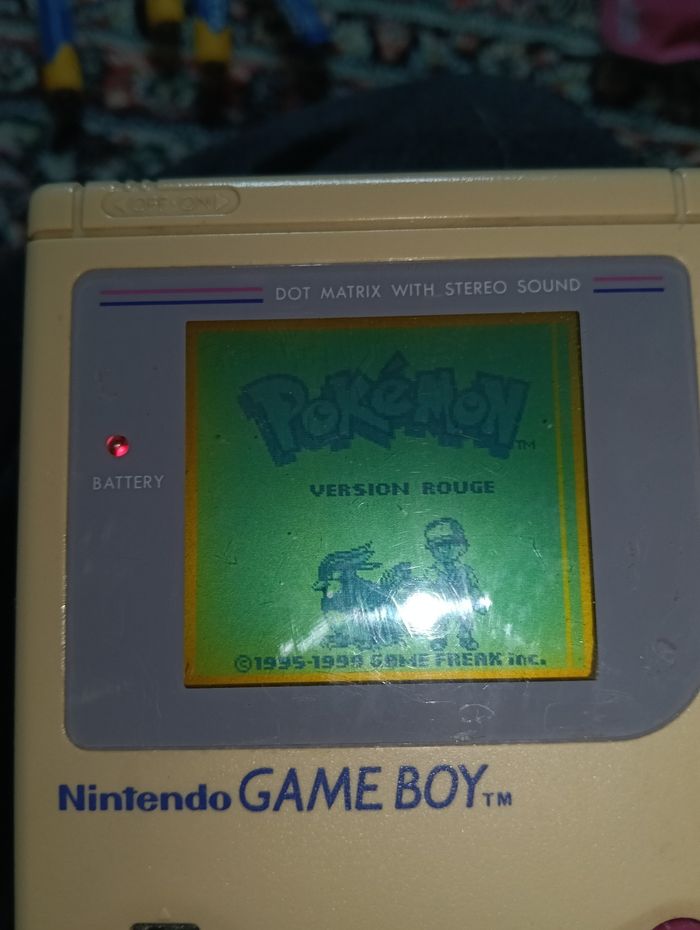 Jeux game boy pokémon rouge - photo numéro 4