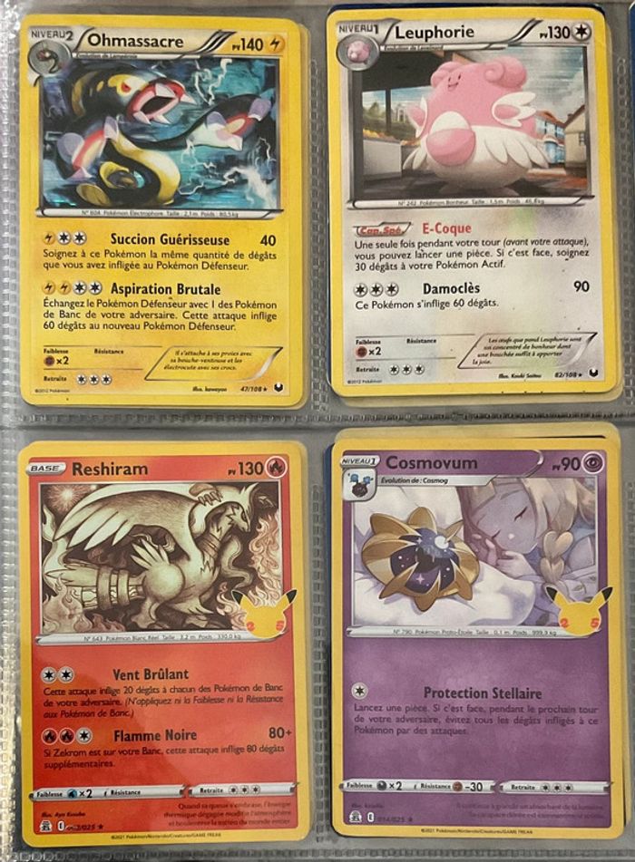 Lot carte Pokemon