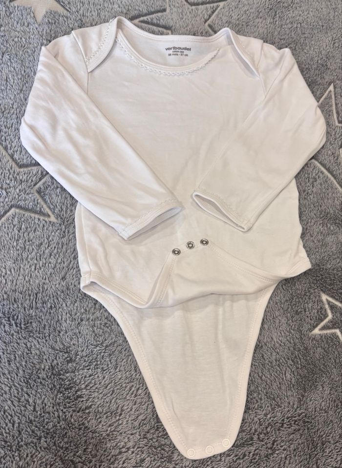 Bodie manches longues coton bio 36 mois verbaudet