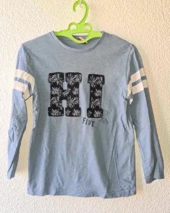 tee-shirt bleu claire Tape à l'œil