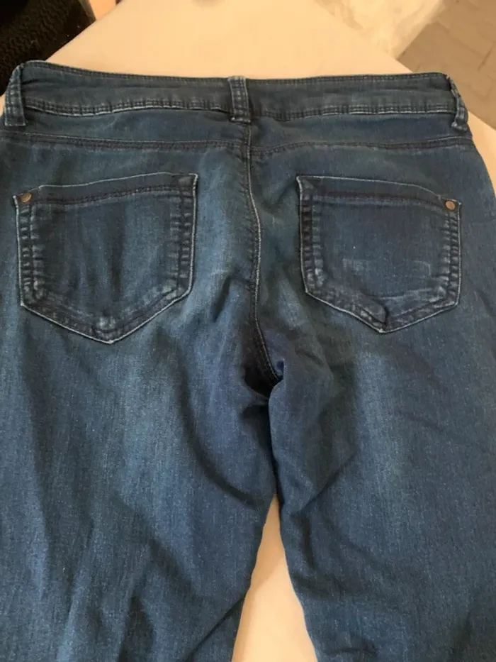 Jean Denim &Co taille 34 super skinny tres bon état - photo numéro 3