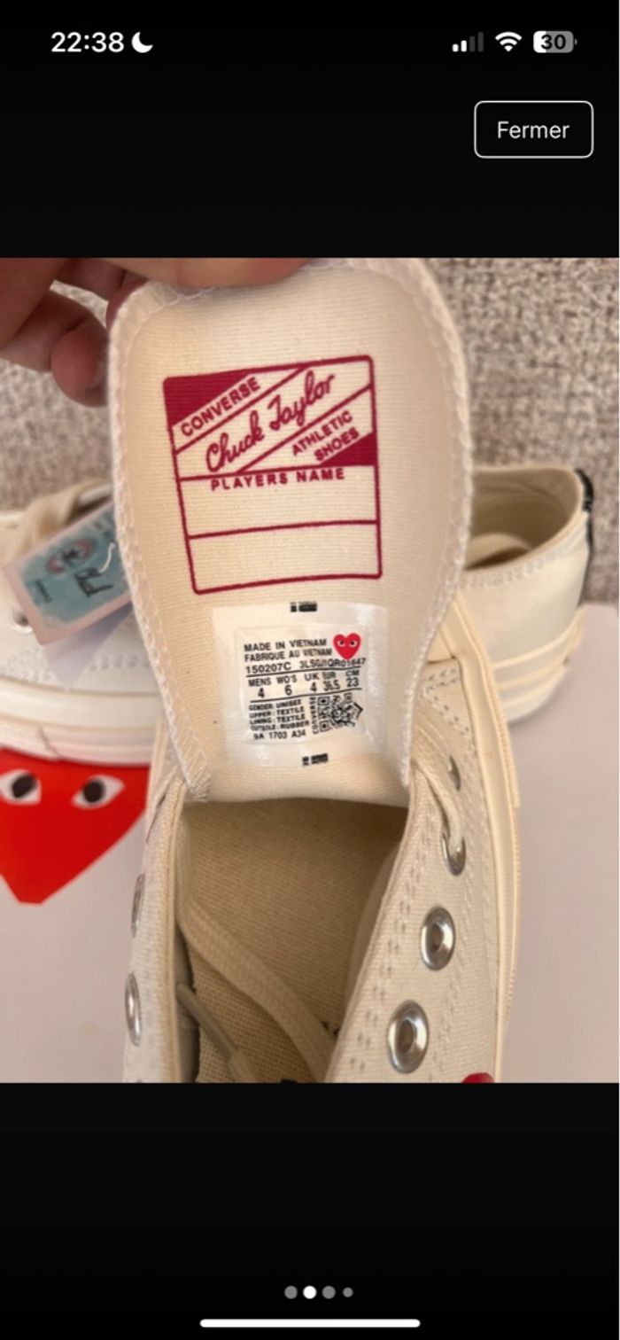 Converse X Comme des garçons - photo numéro 3