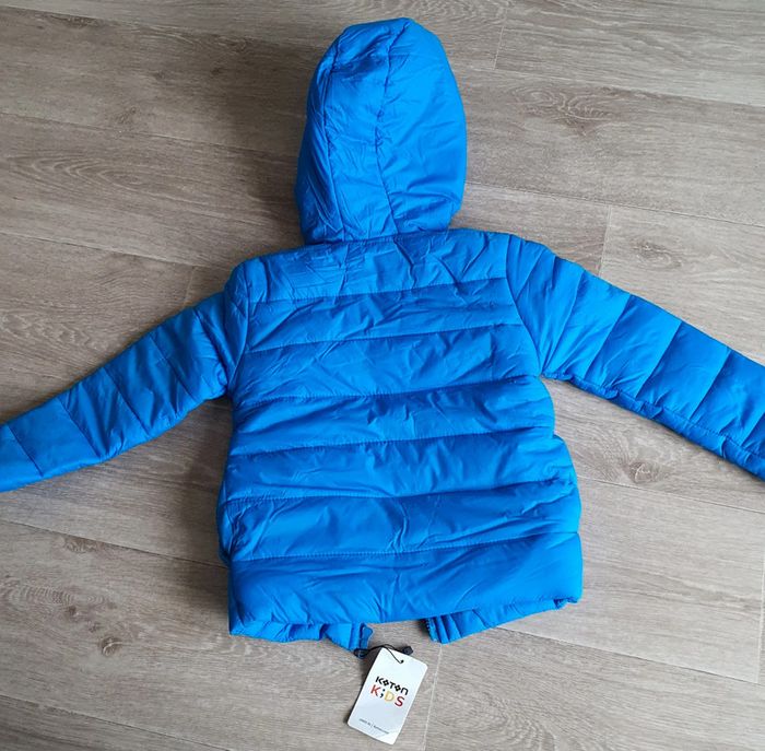 Doudoune bleue interieur doublé polaire taille 3 ans neuve - photo numéro 5