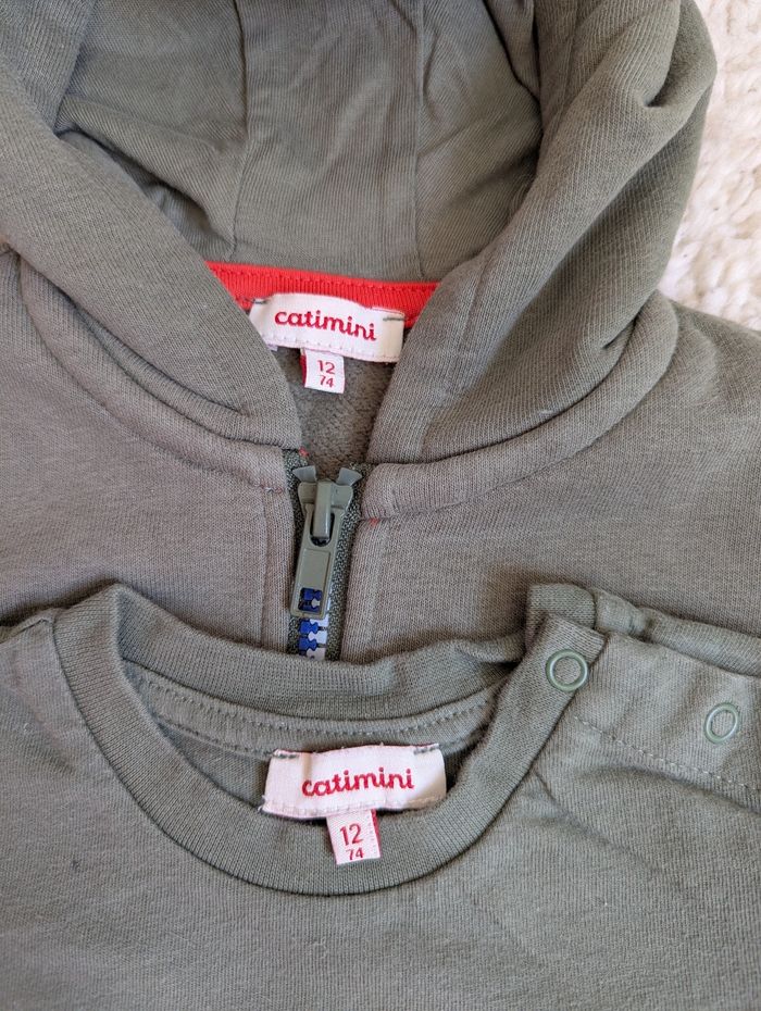 T-shirt manches longues et veste - photo numéro 2