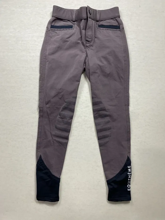 Pantalon Equithème Safir Marron – Taille 10 ans – Très bon état - photo numéro 4