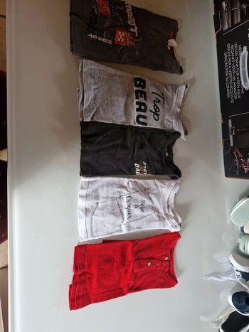 5 tee shirts manches longues 3 mois