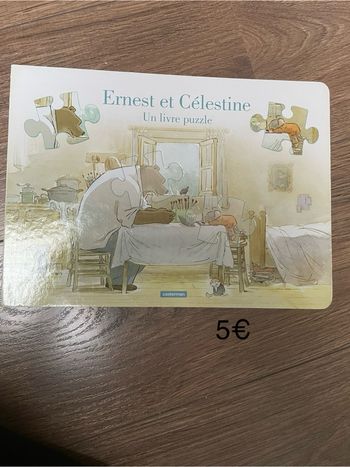 Livre puzzle Ernest et Célestine