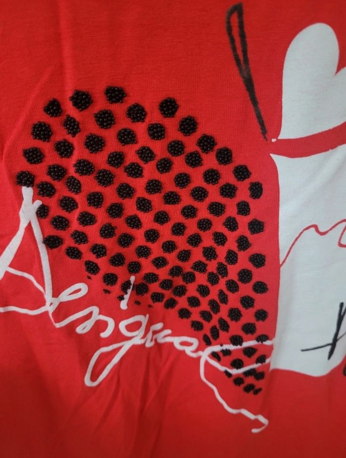 Tee-shirt manches courtes Rouge desigual - photo numéro 6