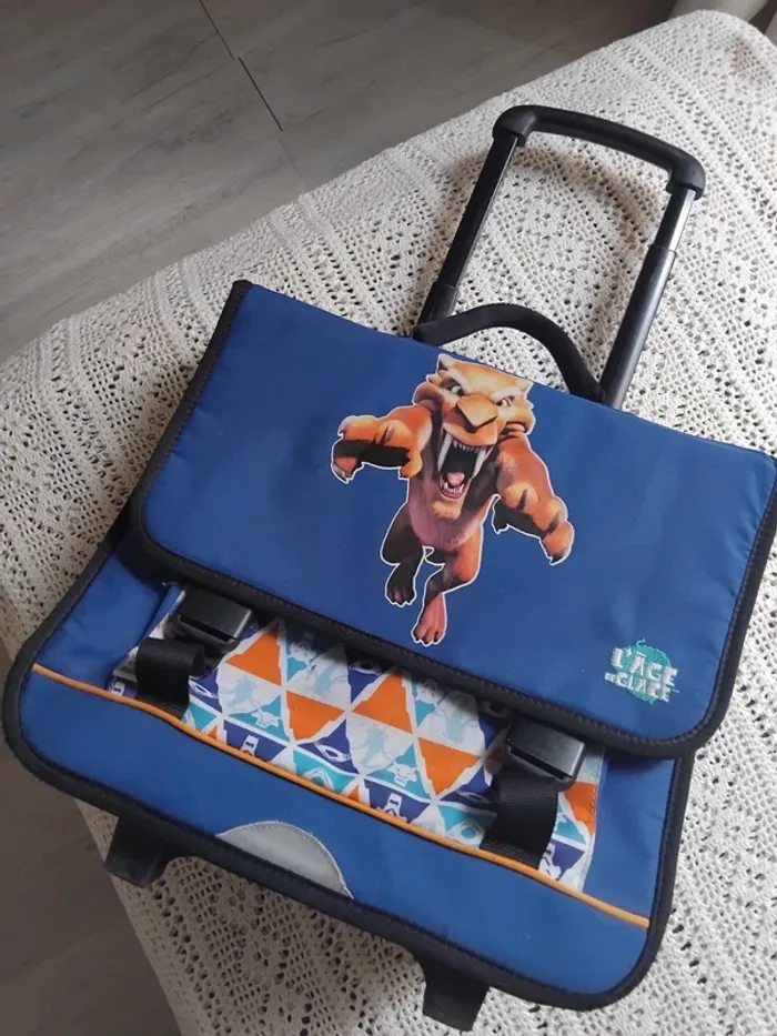 Sac cartable roulette Âge de Glace