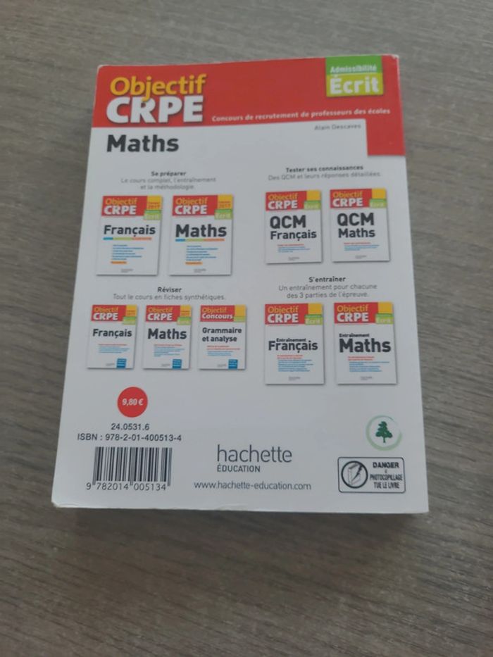 2 livres maths crpe - photo numéro 4