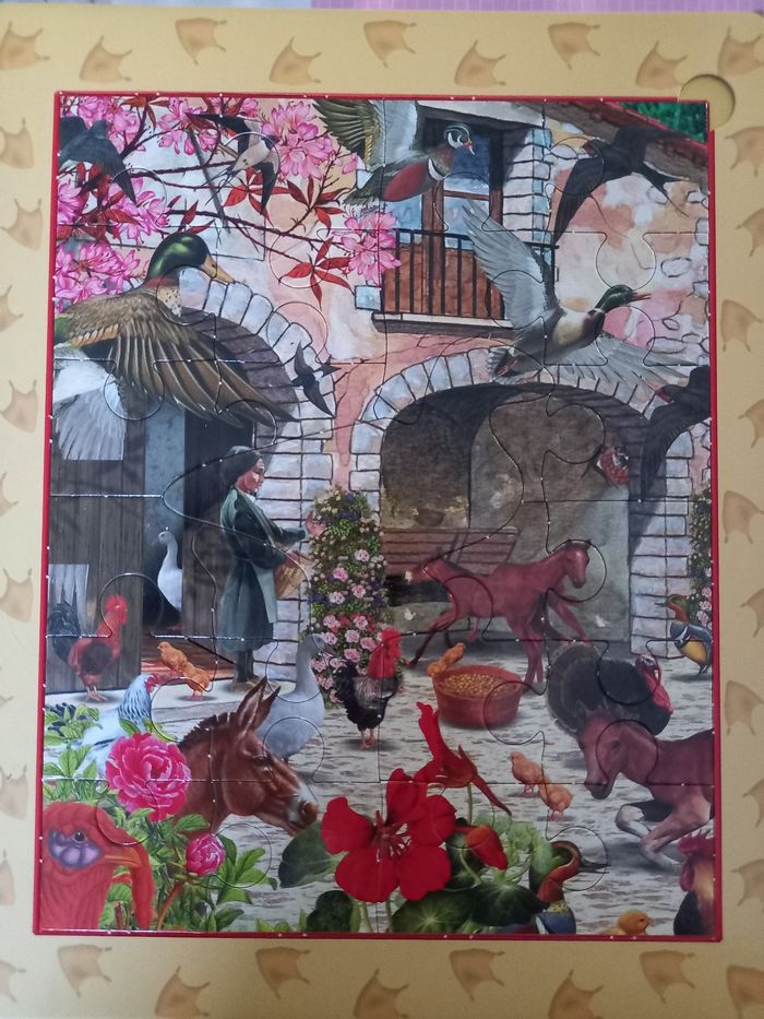 Livre- 8 puzzles  A la ferme - photo numéro 3