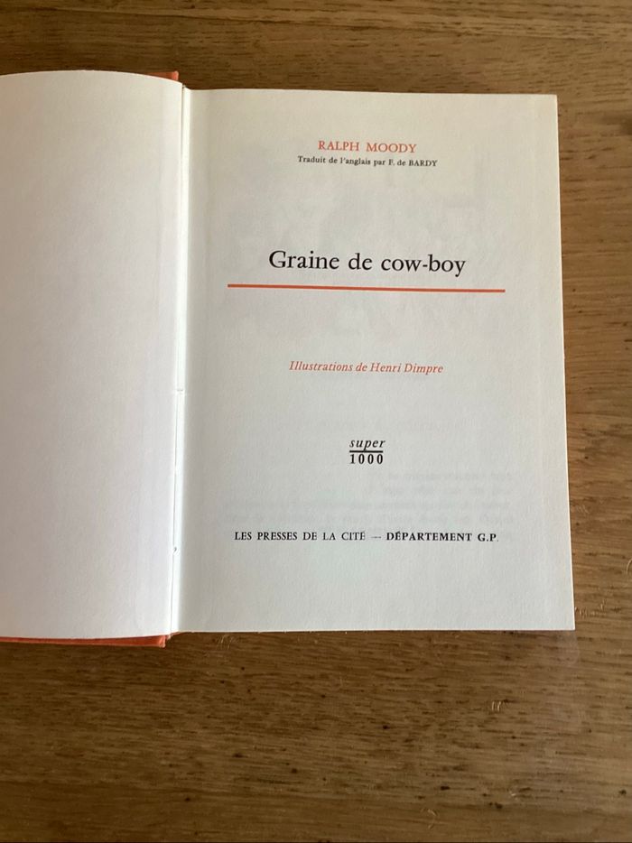 Livre « graine de cow boy » - photo numéro 5
