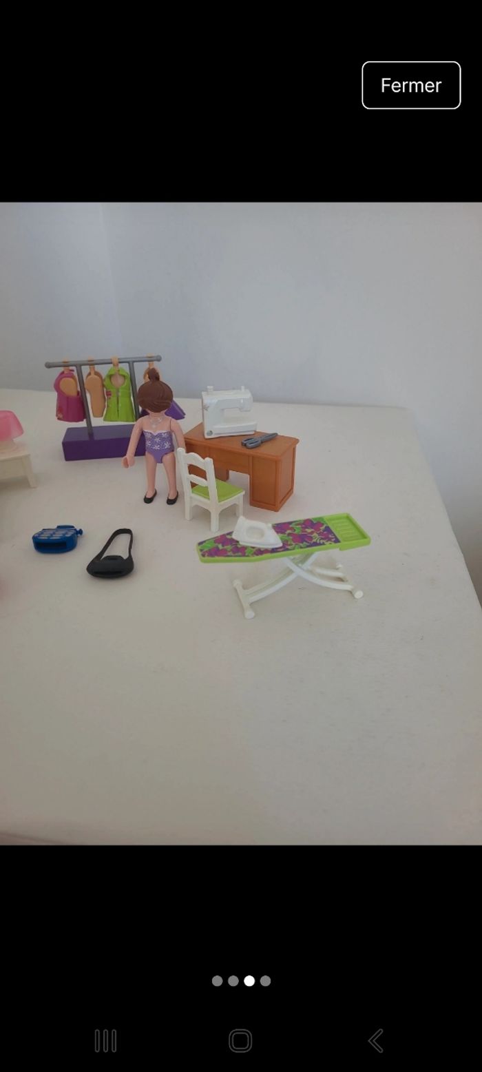 Chambre playmobil avec espace couture 70208 - photo numéro 3