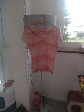 Tee-shirt rose rouge ren Moda XL