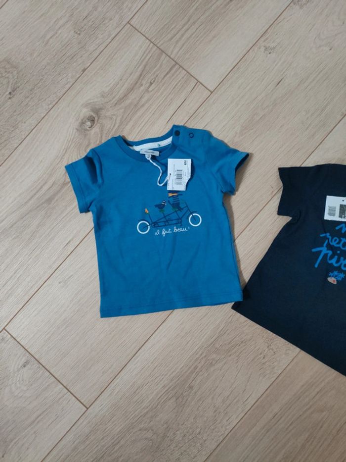 2 t-shirt 6M - photo numéro 3