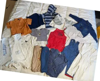 lot de vêtements bébé garçon été 9 mois