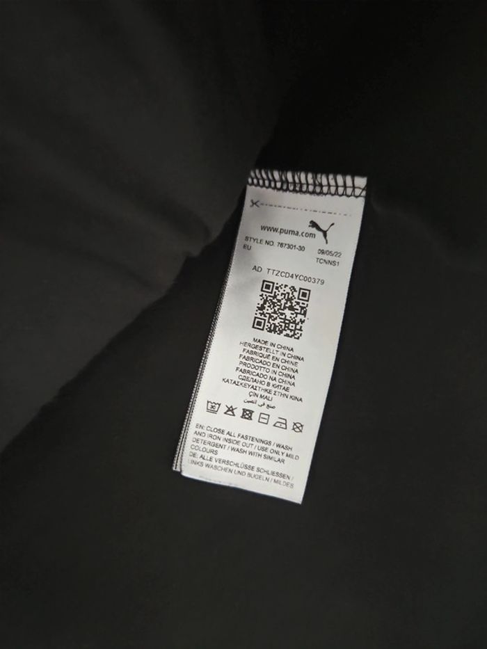 Veste à capuche OM Puma 13/14 ans cont6 - photo numéro 8