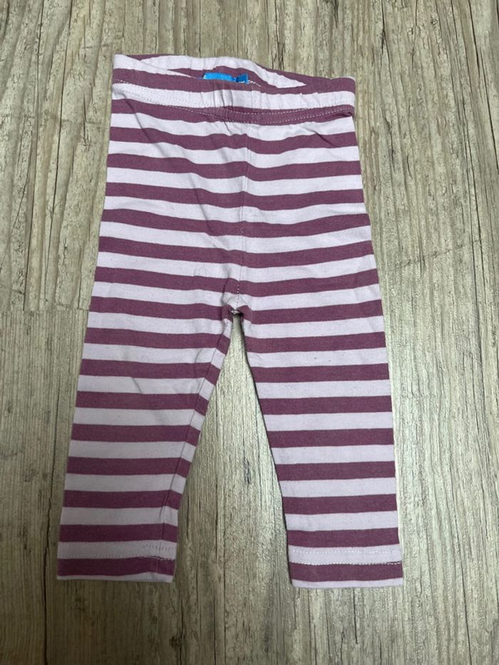 Legging à rayures tout simplement taille 12 mois