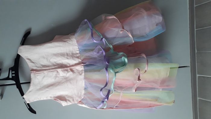 Déguisement robe multicolore taille 130 ( 8 ans ) - photo numéro 3