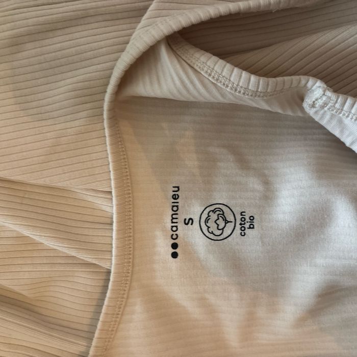 robe moulante beige - photo numéro 3