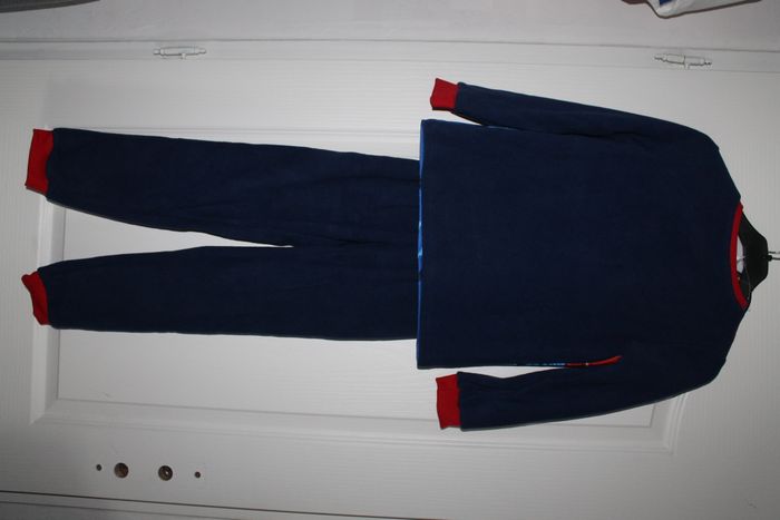 pyjama polaire spiderman bleu et rouge 8 ans - photo numéro 2