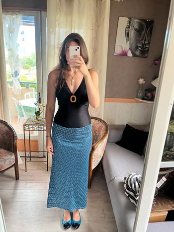 Jupe longue maxi skirt bohème champêtre y2k 2000yer