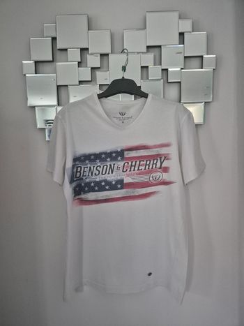 T-shirt blanc imprimé - Benson & Cherry
Taille M