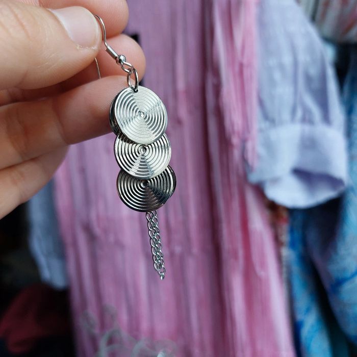 Boucles d'oreilles acier inoxydable - photo numéro 2