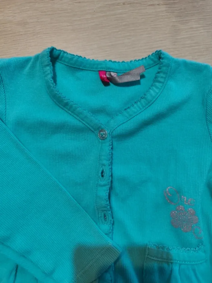 Gilet turquoise - photo numéro 5