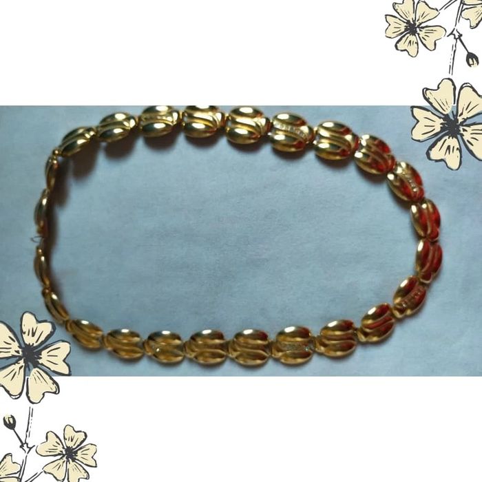 Collier vintage doré sculpté – Élégance rétro - photo numéro 5