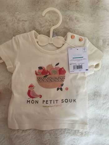 T-shirt neuf avec étiquette Absorba