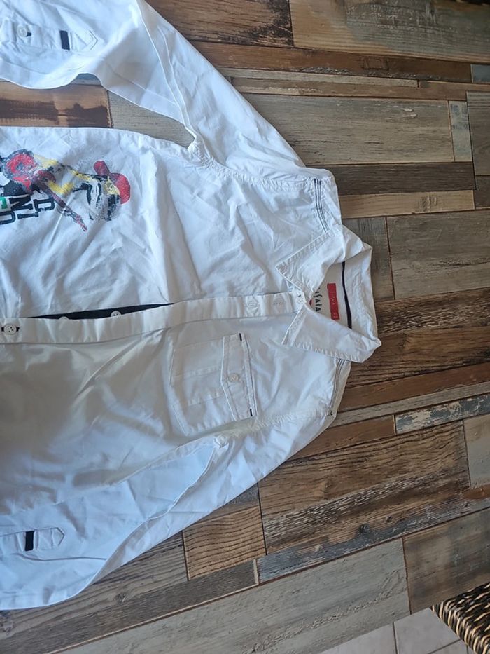 Chemise longue manche garçon t aille 10 ans marque tisfaia - photo numéro 2