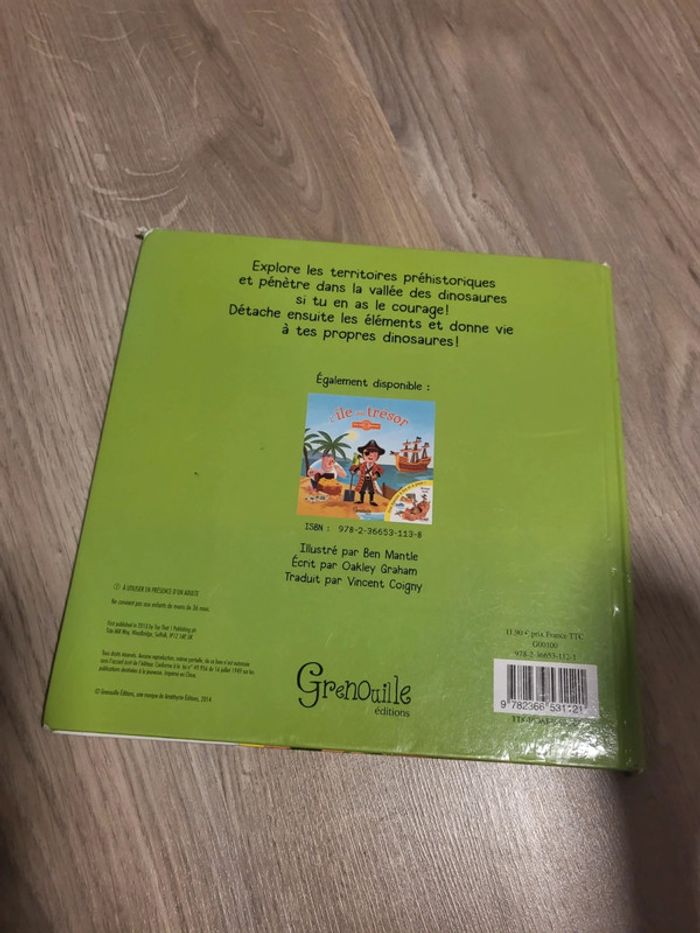 Livre la vallee des dinosaures de grenouille éditions - photo numéro 2