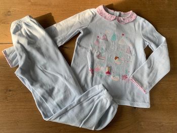 Pyjama velours bleu sergent major 8 ans