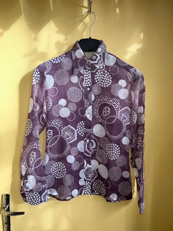 Chemise vintage seventies - photo numéro 2