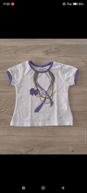 Tee shirt taille 9 mois