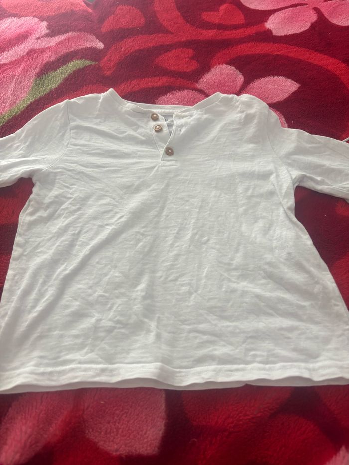 Chemise blanche légère garçon - photo numéro 2