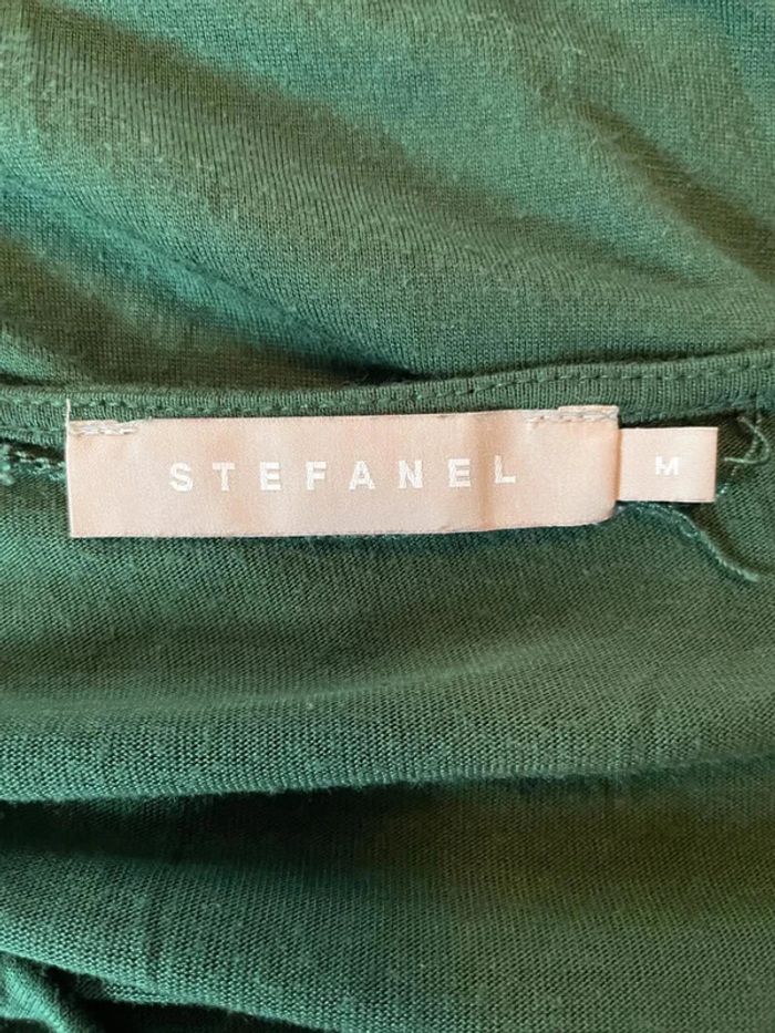 Magnifique robe verte fluide Stefanel - photo numéro 11