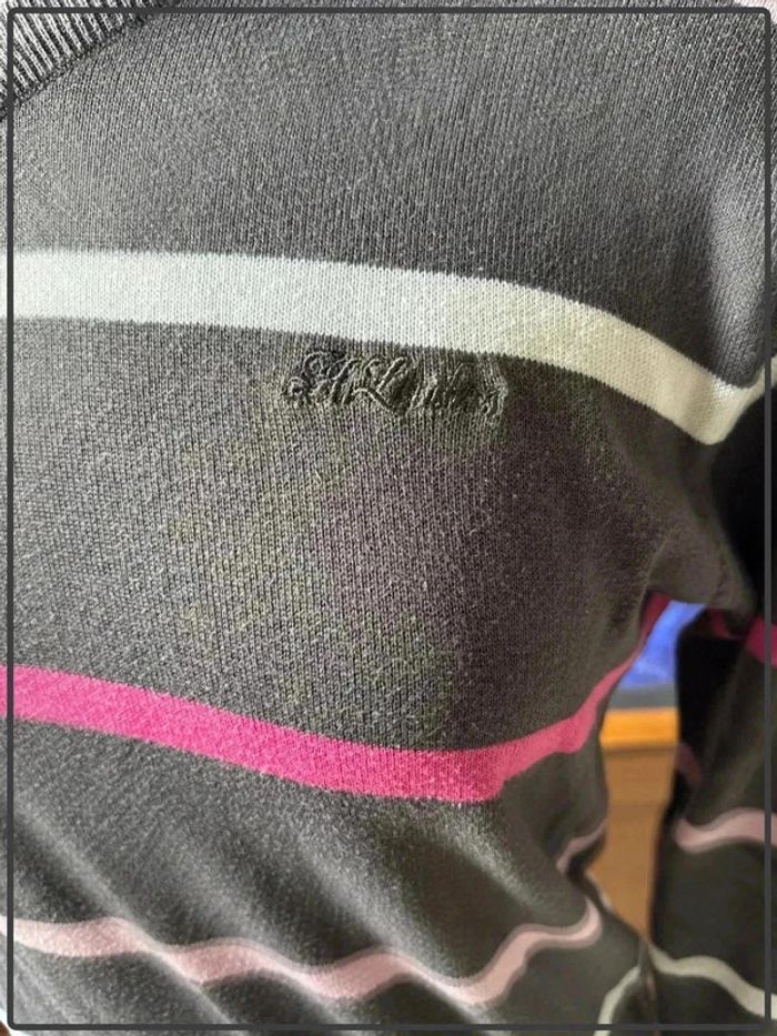 Pull à rayure taille 40 marque H.Landers - photo numéro 2