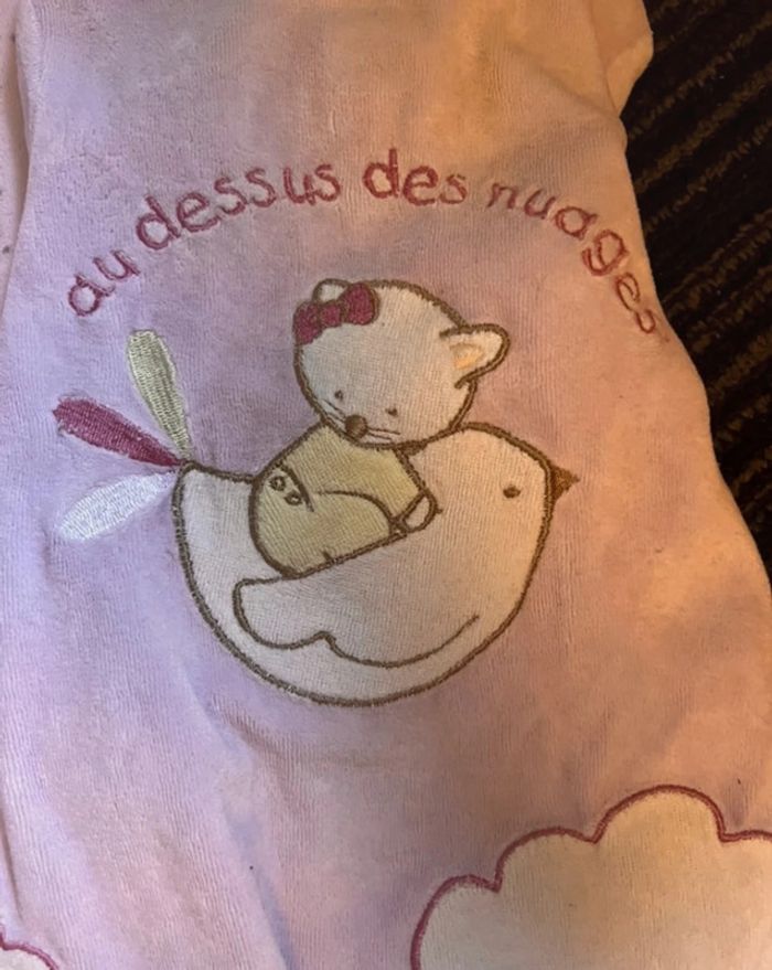 Lot de pyjama velours taille 3 mois - photo numéro 3