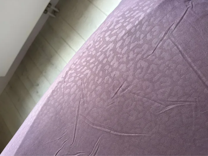 Housse de couette prune imprimé léopard 🍇 - photo numéro 3