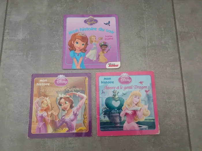 Lot de 3 livres mon histoire du soir Disney