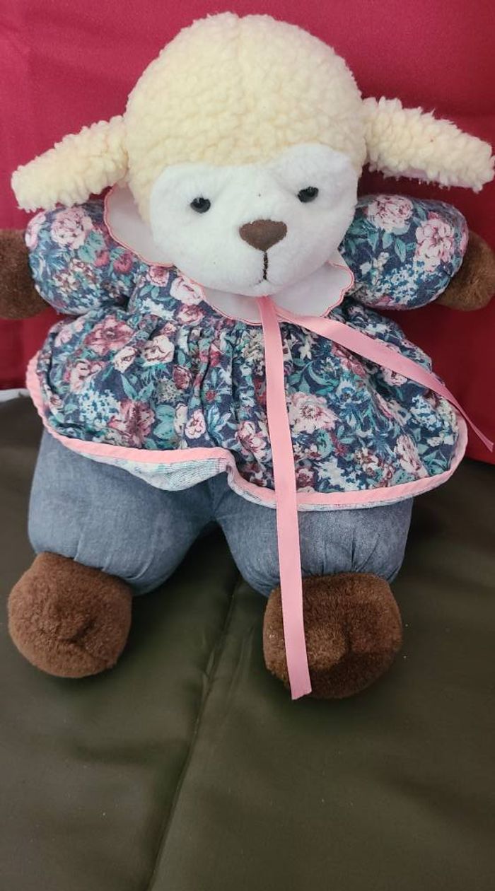 peluche vintage mouton jemini