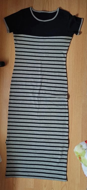 Robe longue marine
