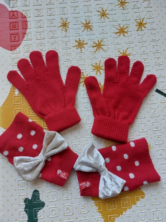 Gants mitaines Minnie - photo numéro 2