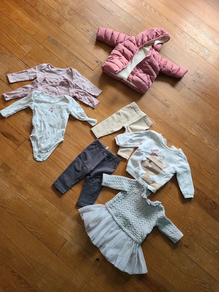 Lot 6 mois fille orchestra / petit bateau/ kiabi