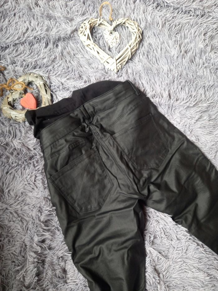 Maternité pantalon de grossesse similicuir - photo numéro 8