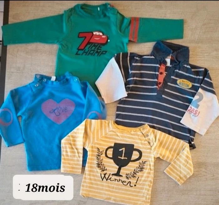 Maillot manches longues bébé 18mois