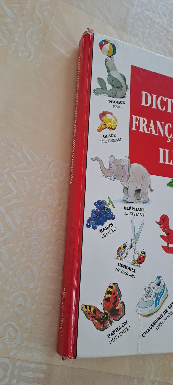 Livre dictionnaire français anglais illustré - photo numéro 2